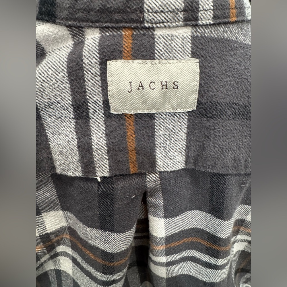 Upcycled Dolly Parton Flannel Plaid Shirt #227 - Picture 4 of 4